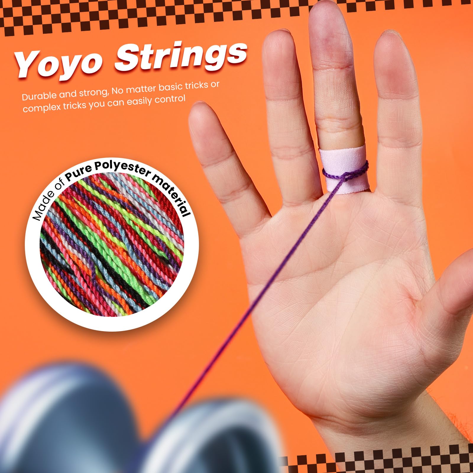 HNYYZL Yoyo String,30 Professional Polyester yo yo Strings Replacement