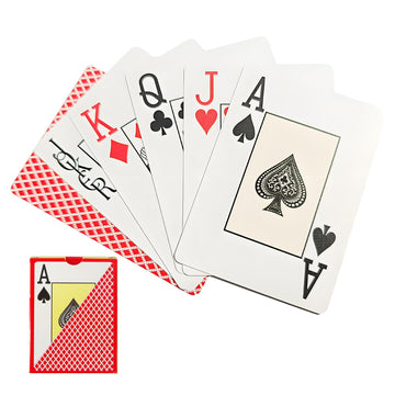 KEAIDUO Waterproof Poker Cards 100% Plastic - Washable PVC Playing Cards Deck - Durable, Spill Proof & Smooth Shuffle for Casino Game Night, Travel