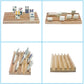 ESSAJOY Wooden Domino Trays/Racks Set of 8 Mexican Train Domino Trays/Racks Double 12 Tiles Holders Rack Domino Tiles Holders Domino Wood Holder【
