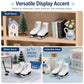 Miniature White Ice Skates and Roller Skates, Scale Model Winter Sports Shoes, Dollhouse Accessories for Playhouse Decor
