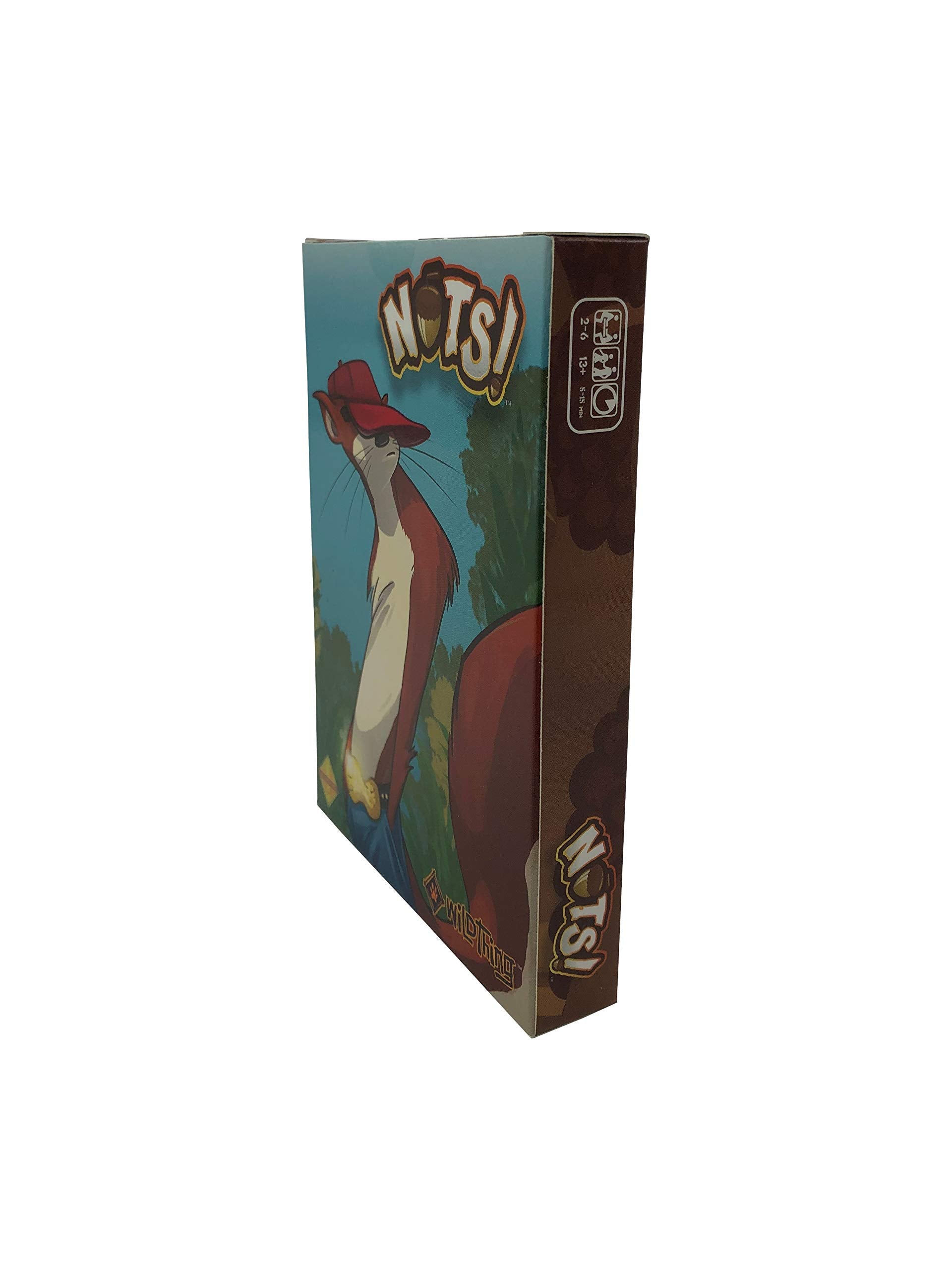 Sandstorm Nuts- A Nut Grabbing Card Game Against Squirrels for 2-6 Players, Ages 13+