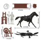 BMC Classic American Revolution Colonists - White 21pc Plastic Figure Playset