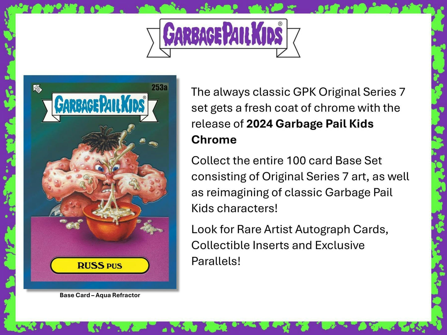 Topps Chrome Garbage Pail Kids Series 7 Blaster Value Box