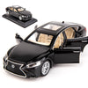 BDTCTK 1/32 Compatible for Lexus Ls500h Model Car, Zinc Alloy Pull Back Toy car with Sound and Light for Kids Boy Girl Gift(Black)