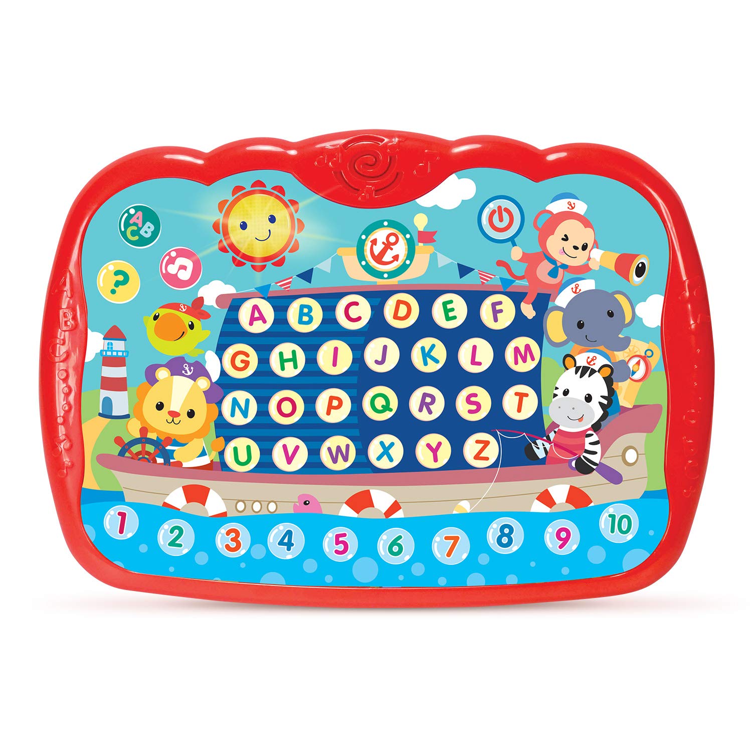 Learning Tablet for Toddlers 1-3 - Educational ABC Toy to Learn Alphabet, Number, Music & Words - Early Development Electronic Learning & Activity