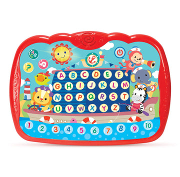 Learning Tablet for Toddlers 1-3 - Educational ABC Toy to Learn Alphabet, Number, Music & Words - Early Development Electronic Learning & Activity