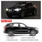 BDTCTK 1:32 Comapatible for X5 SUV Model Car Toy, Zinc Alloy Pull Back Toy car with Sound and Light for Kids Boy Girl Gift(Black)