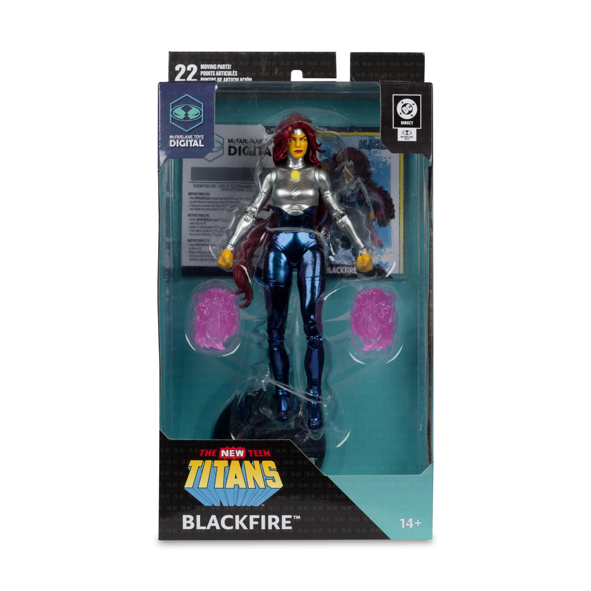 McFarlane Toys- DC Direct Blackfire (The New Teen Titans) 7in Action Figure Digital Collectible