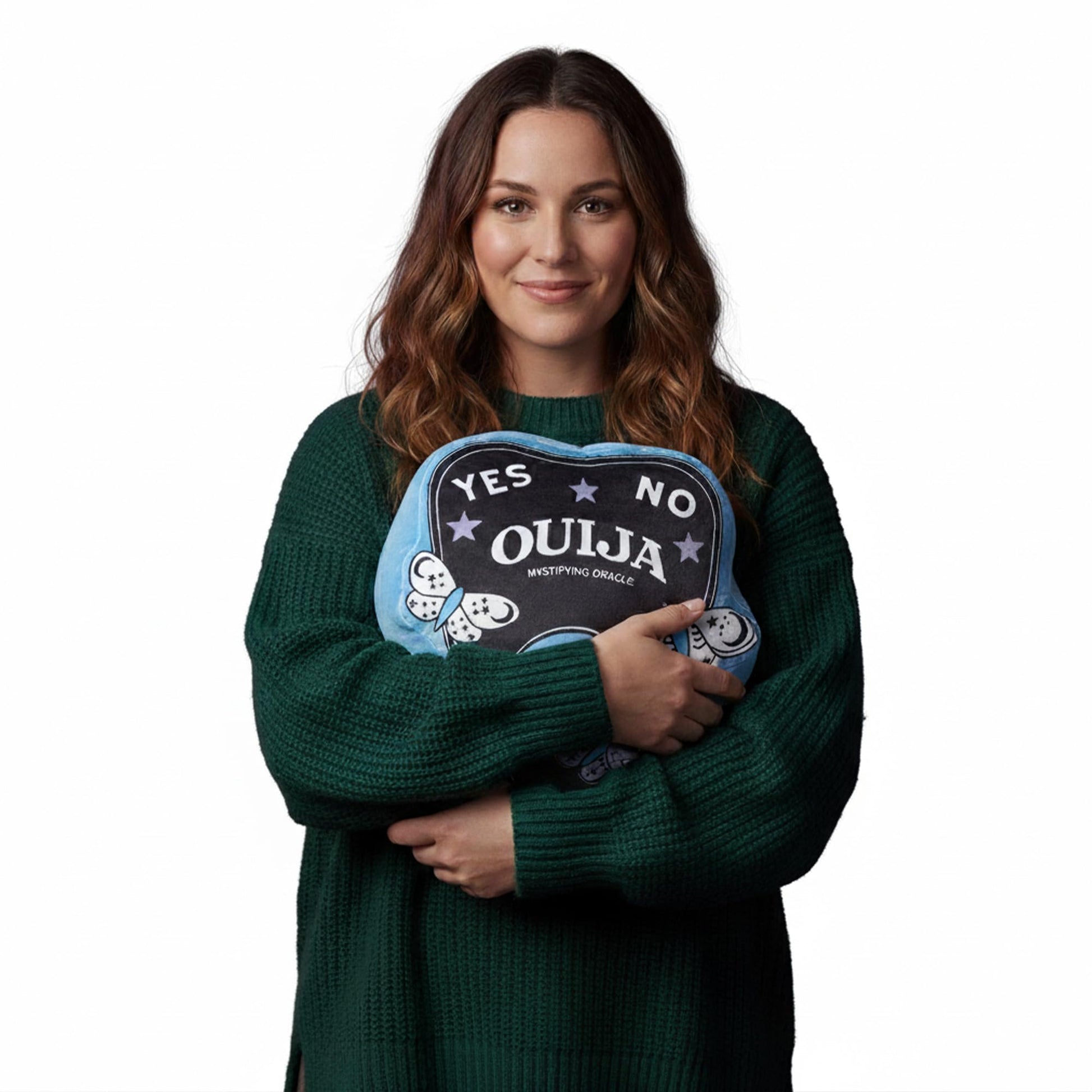 Hasbro Ouija Moth Planchette Halloween 15" Cloud Travel Pillow, Plush Stuffed Toy, Decorations, Gift for Girls & Boys