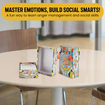 Thought-Spot Mad Smartz 2 Abridged Social Skills & Anger Management Game | SEL Therapy & CBT Tool for Emotional Regulation | for Kids 6+ | Home