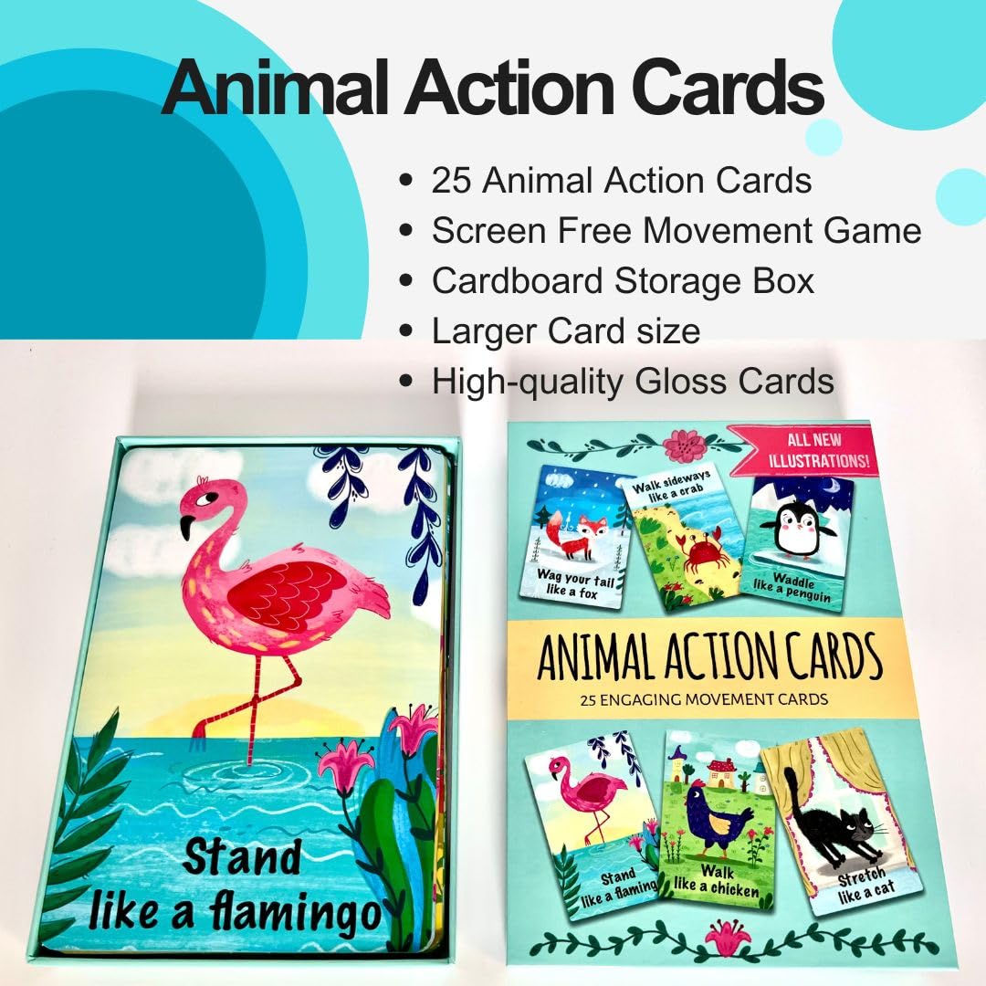 Creative Mango Animal Action Cards (Animal Action Cards 1)