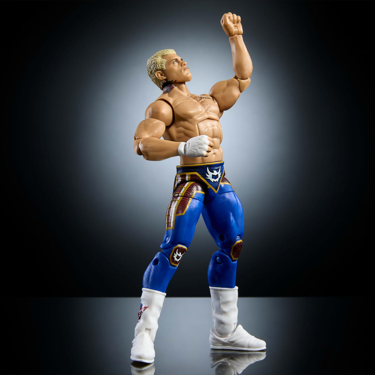 Mattel WWE Top Picks Elite Action Figure & Accessories Set, “The American Nightmare” Cody Rhodes 6-inch Collectible with Swappable Hands, Ring Gear &