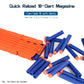 lififun 2 Pack 18-Dart Quick Reload Clip Magazine for Nerf N-Strike Elite Series (Orange)