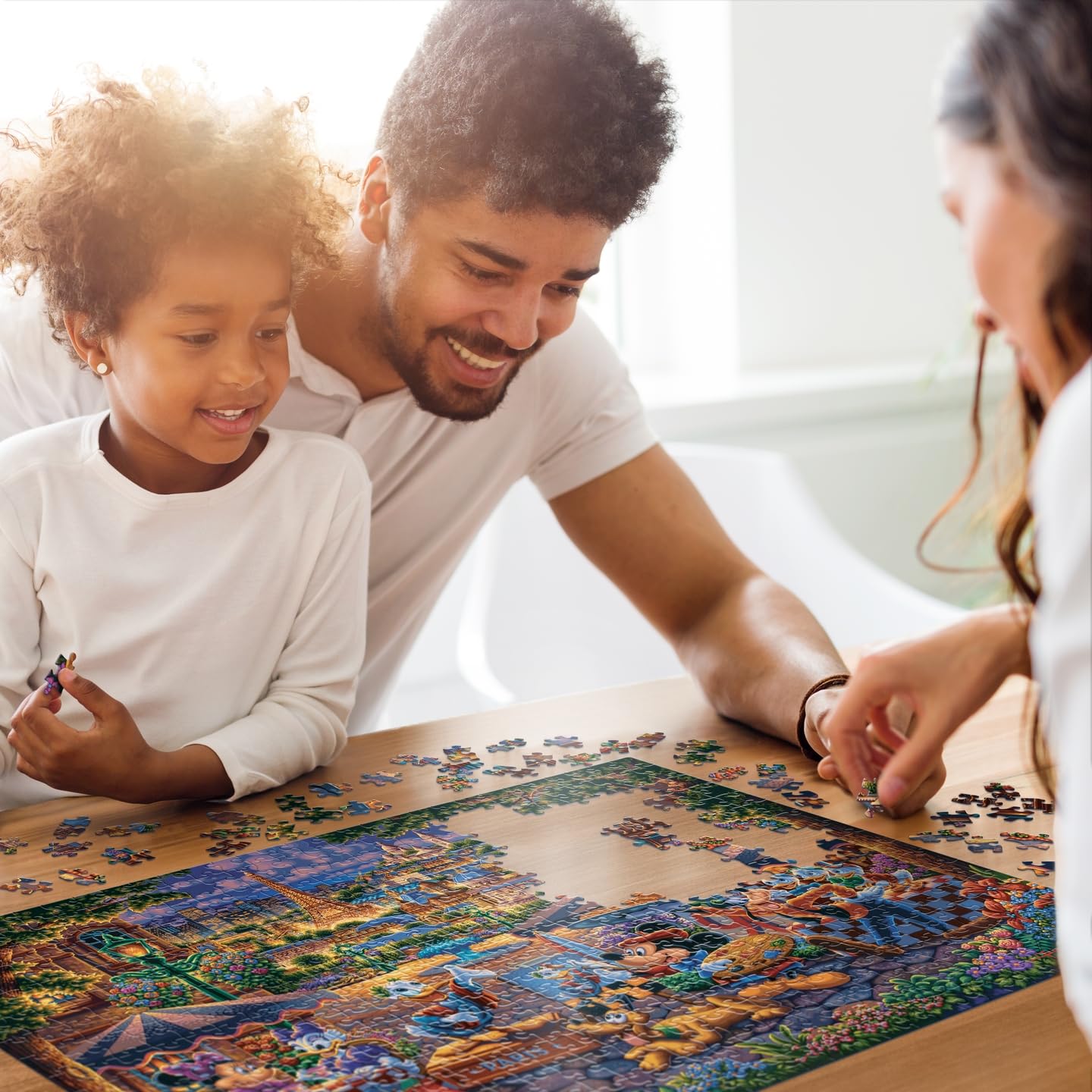 Mickey & Friends Painting in Paris, Disney Dowdle Puzzle, 500 Piece Jigsaw Puzzle for Adults