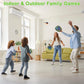 Qrooper Toss and Catch Game with Soft Balls & Sticky Baseball Gloves, Green