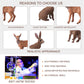 JOKFEICE Small Animal Figures for Kids, 16PCS Realistic Forest Animals Baby Figurines, Woodland Creatures Figurines, Educational Toys for Science