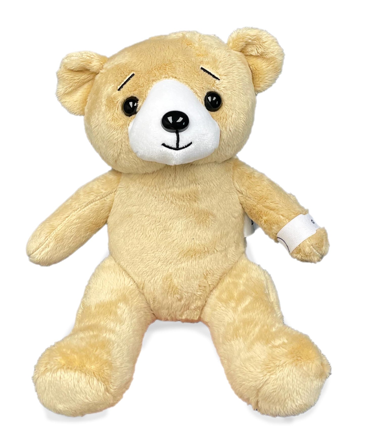 Ribble 9" Get Well Soon Bear with Hospital Gown and Wrist Tag - 9 Inches - Perfect for Comfort and Love