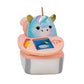 Squishville by Original Squishmallows Deluxe Academy Playset - Includes 2-Inch Eunice The Unicorn Plush, School Desk, Locker, and School Playscene