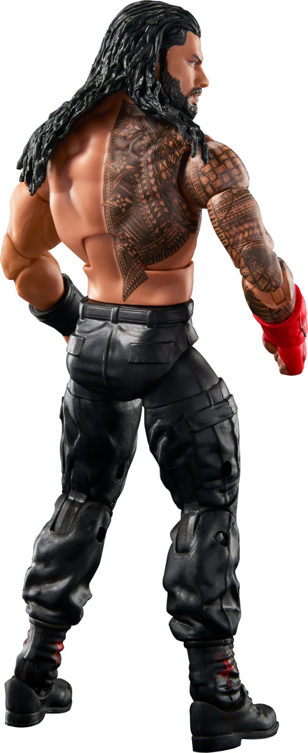Mattel WWE Elite Collection Top Picks Action Figure & Accessories Set, Roman Reigns 6-inch Collectible with Swappable Hands, Ring Gear & 25