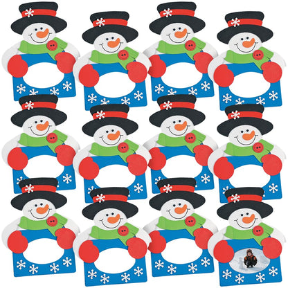 Snowman Picture Magnet Craft Kit -50 Pc - Crafts for Kids and Fun Home Activities