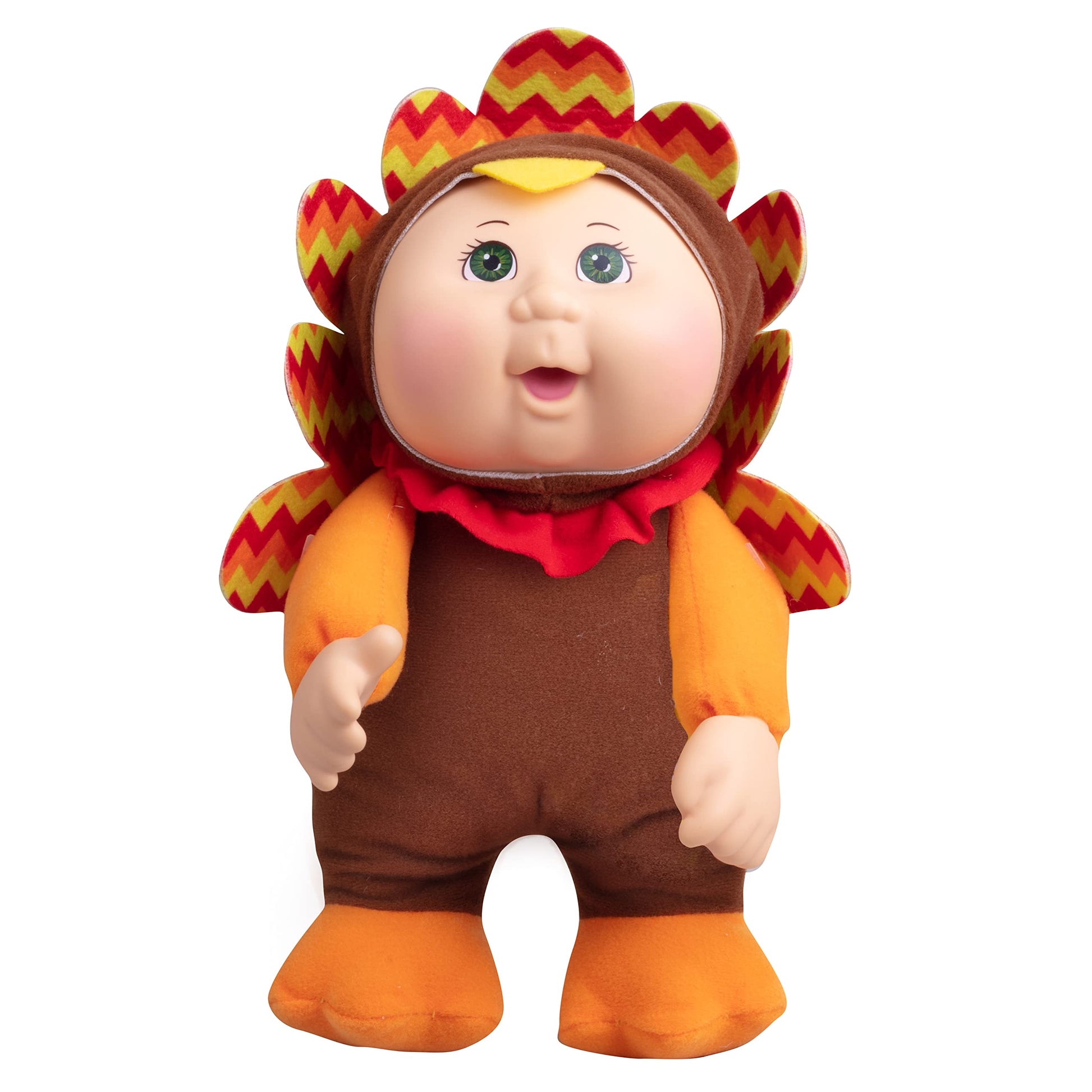 Cabbage Patch Kids Cutie Collection Tilly The Turkey, 9" - Collectible, Adoptable Baby Doll Toy Figure - Officially Licensed - Easter Basket Stuffer