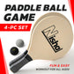 Nisha - Paddle Ball Set, Complete Set with 2 Pro Balls, 2 Rackets and Paddle Grips, Interactive Indoor, Outdoor and Beach Game, Comes in a Durable