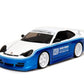 Jada Hyper-Spec 1:24 Porsche 911 GT3 RS (996) Toyo Tires Die-Cast Car, Toys for Kids and Adults(Candy Blue/White)