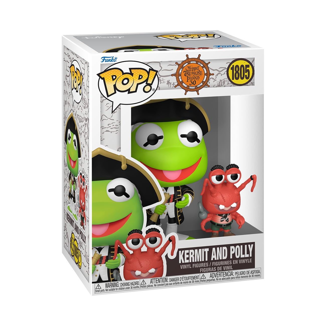 Funko POP! & Buddy: Muppet Treasure Island - Kermit & Polly