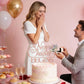 A New Chapter Begins Baby Shower Decorations: 1pcs Glitter Pink A New Chapter Begins Cake Topper Book Cake Decorations Book Themed Baby Shower Bridal