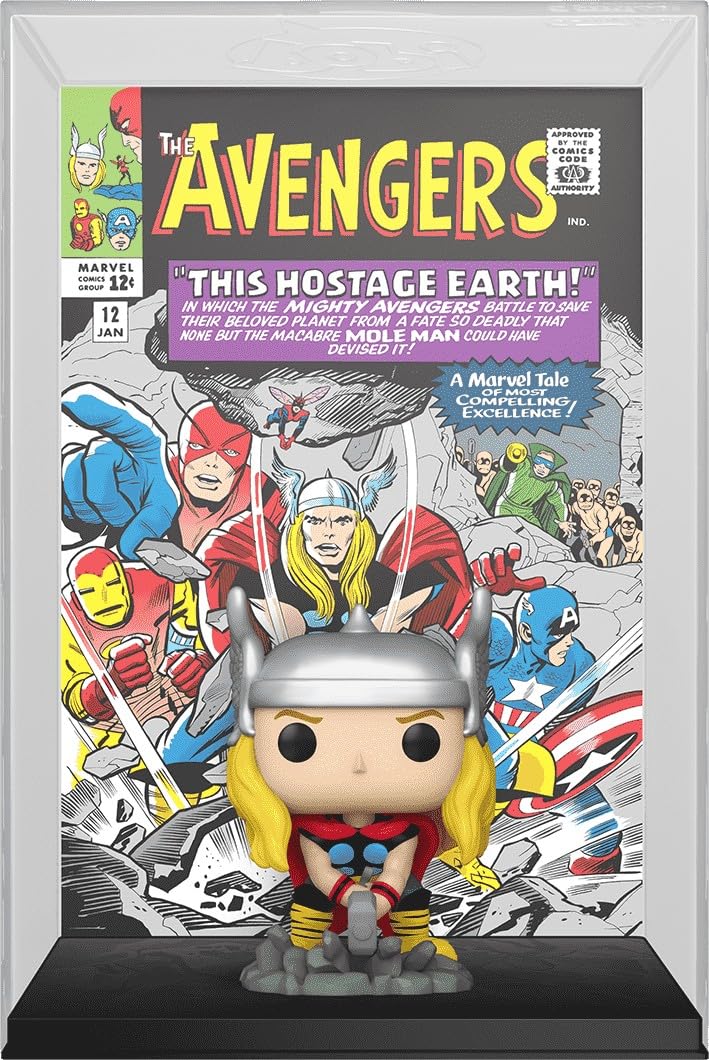 Funko Pop Comic Cover! Marvel: Avengers - Thor (Exc) Collectable Vinyl Figure - Gift Idea - Official Merchandise - Toys for Kids & Adults - Model