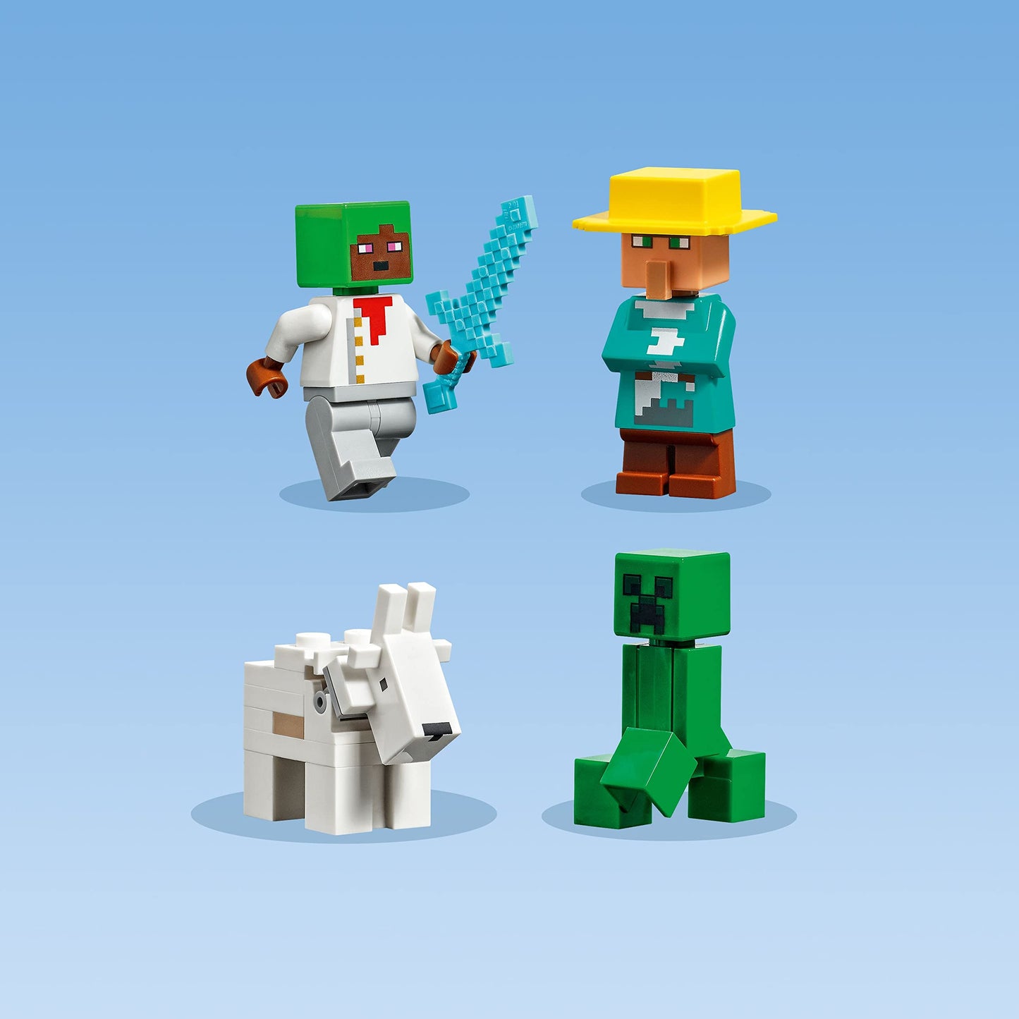 LEGO Minecraft The Bakery Building Kit 21184 Game-Inspired Minecraft Toy Set for Kids Girls Boys Age 8+ Featuring 3 Minecraft Figures and Goat,