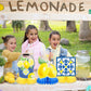12 Pcs Capri Lemon Blue Yellow Tiles Honeycomb Centerpieces Decorations Mediterranean Amalfi Coast Centerpieces for Lemon Birthday Party Italian