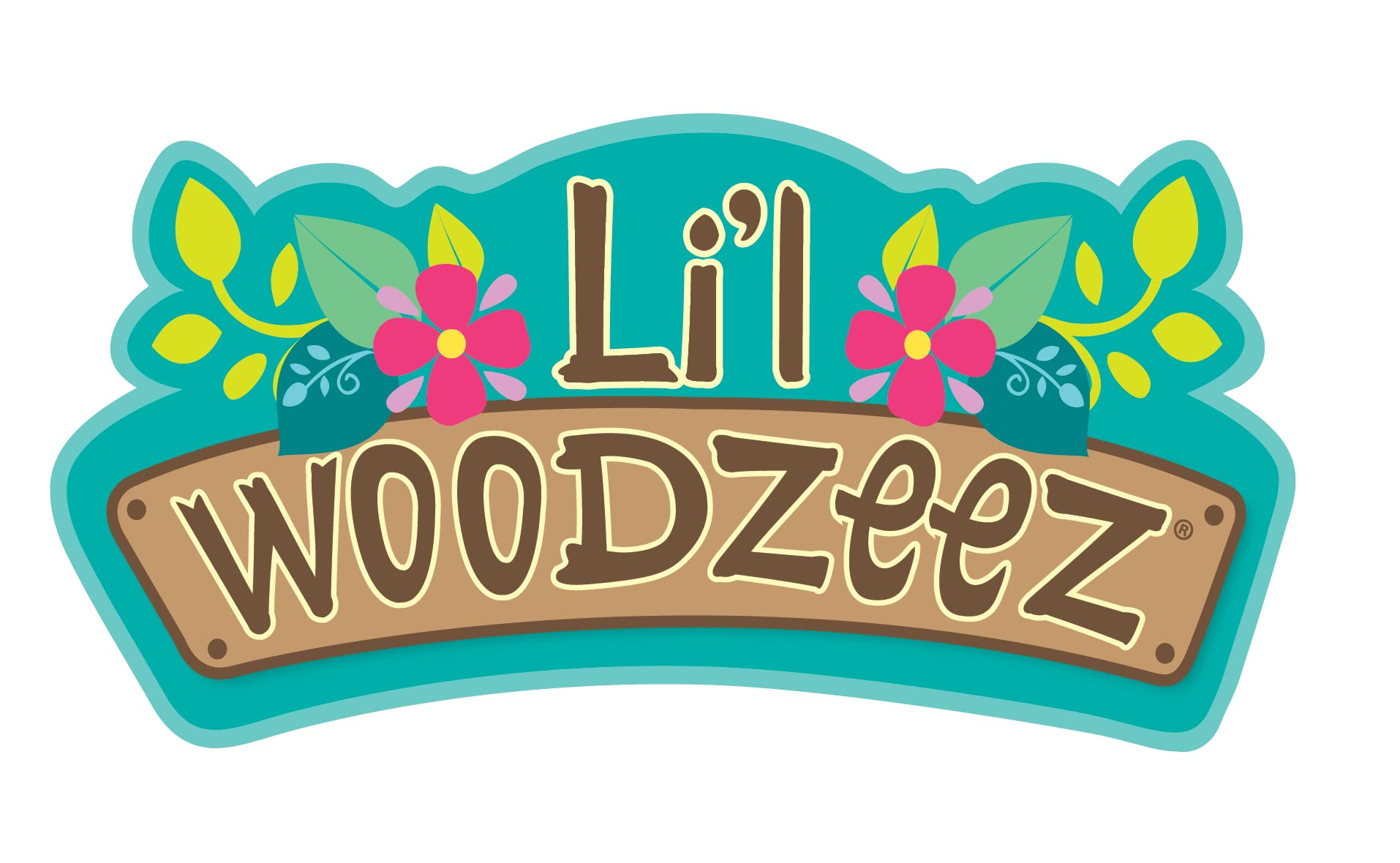 Li'l Woodzeez - Friendz Club Jungle Set with Elephant, Monkey, Lion & Hippo - 4 Collectible Posable Doll Figures for Imaginative Pretend Play - Fun