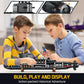 Amoyasite Nuclear Submarine Building Set, 1498 Pcs WWII Military Military Battleship Model with LED Lights, Display Stand, Home Office Decor