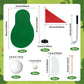 5 Sets 40 PCS Golf Centerpieces Table Decorations with Green Mats Ball Red Flag Plastic Flag Stand for Sport Themed Birthday Party Decor