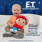 ET Elliott Cuteeze Stuffed Plush Toy - 12 Inch Extra Soft Plushie - Crinkle Sound in Ears - Beans in The Body for Comforting Feel - Perfect Loveable