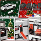 Toy Cyber Pickup Truck with RV and Motorcycle Model Car Diecast Toy Pickup for Kids Boys Girls 3+ Years - Electric Metal Drivable Truck with Sound