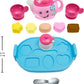 Fisher-Price Toddler Toy Laugh & Learn Sweet Manners Tea Set with Smart Stages Learning Songs for Pretend Play Kids Ages 18+ Months