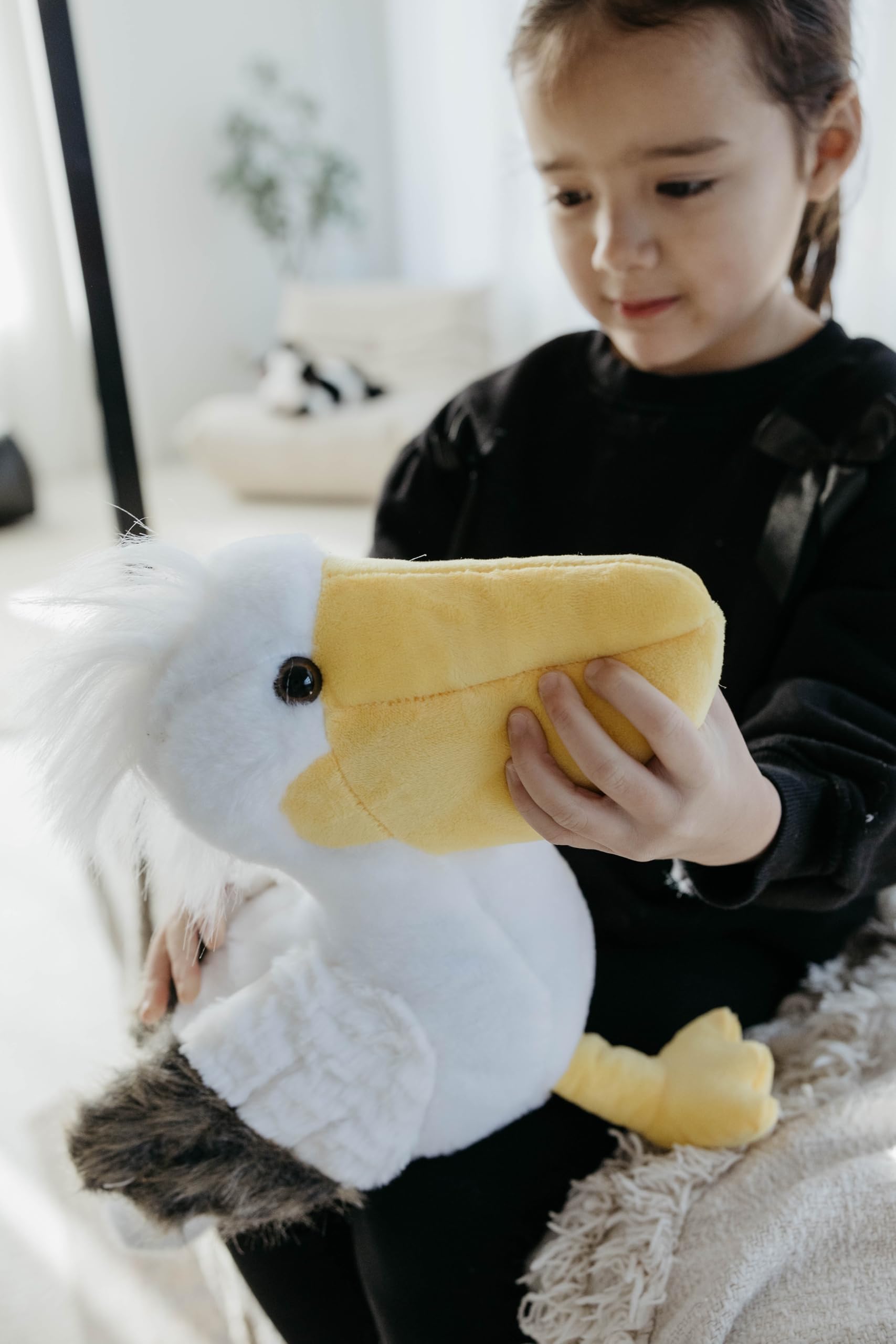 The Petting Zoo Pelican Stuffed Animal Plushie, Gifts for Kids, Wild Onez Sealife Animals, Pelican Plush Toy 12 inches