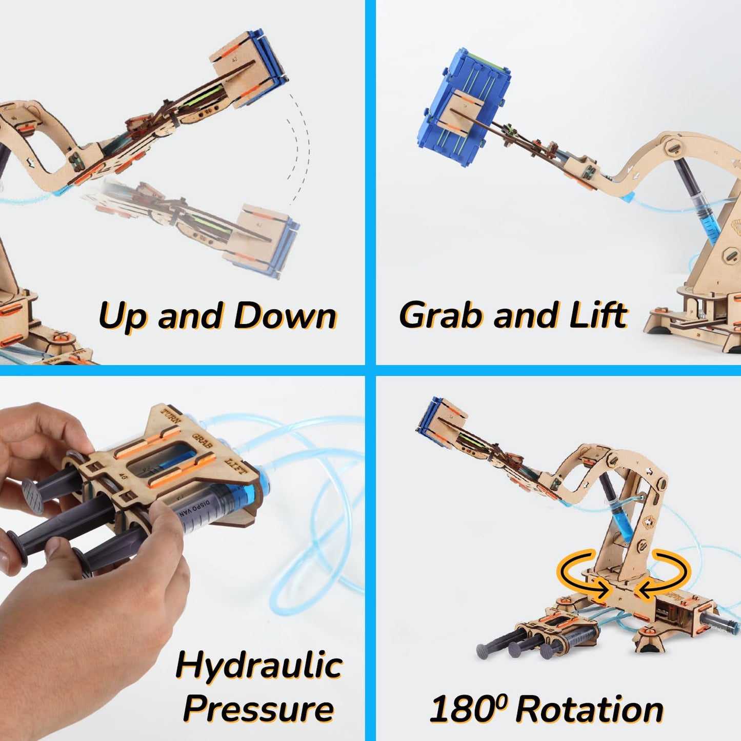 Smartivity Hydraulic Crane STEM DIY Toy for Kids 6-14 Years