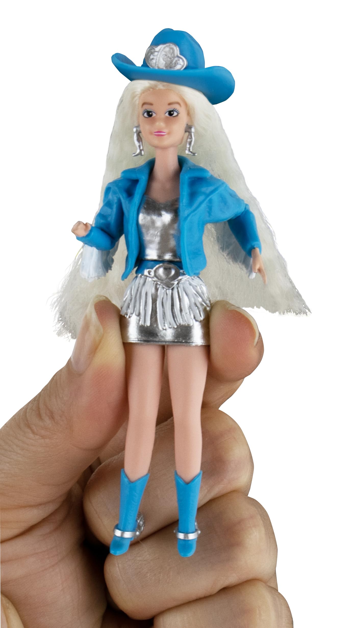 World's Smallest Barbie Doll - 4 Inch Miniature Classic Barbie with Stand - Collectible Retro Doll Toy for Girls, Barbie Fans & Miniature Collectors