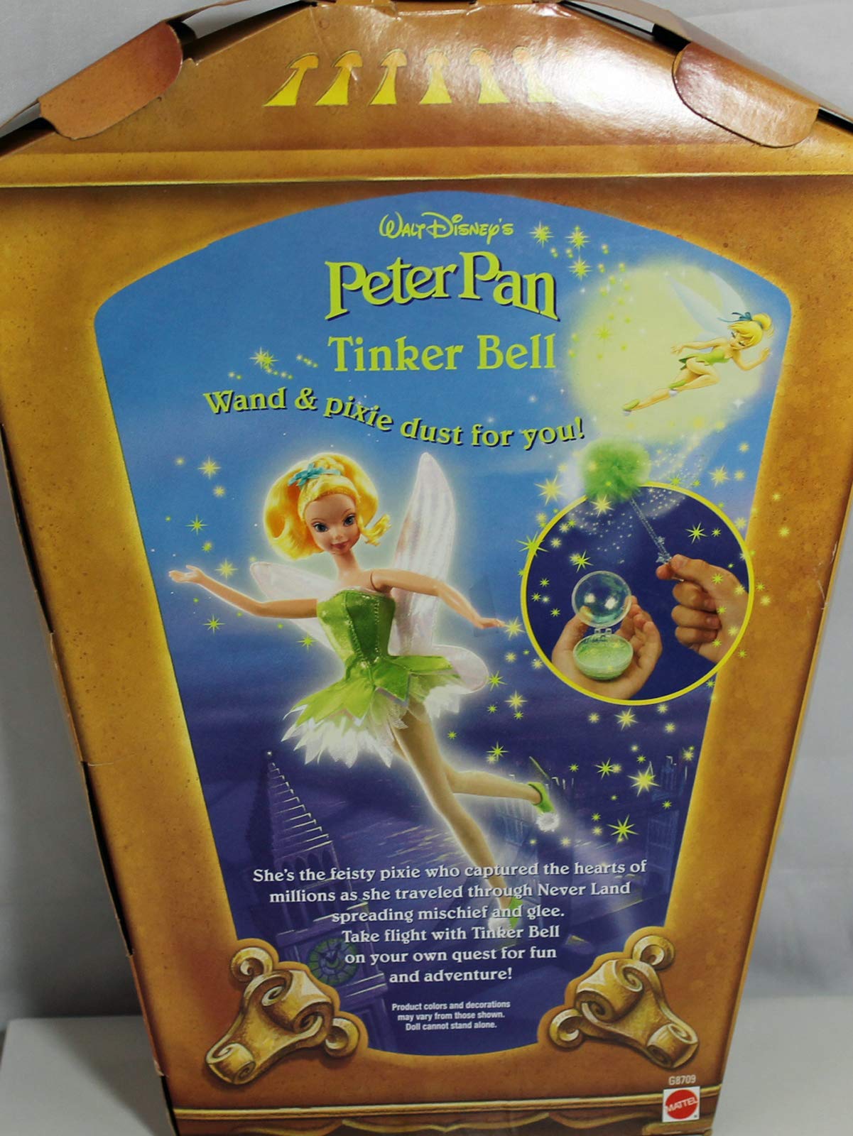 Mattel Walt Disney Peter Pan Tinkerbell 11.5" Doll
