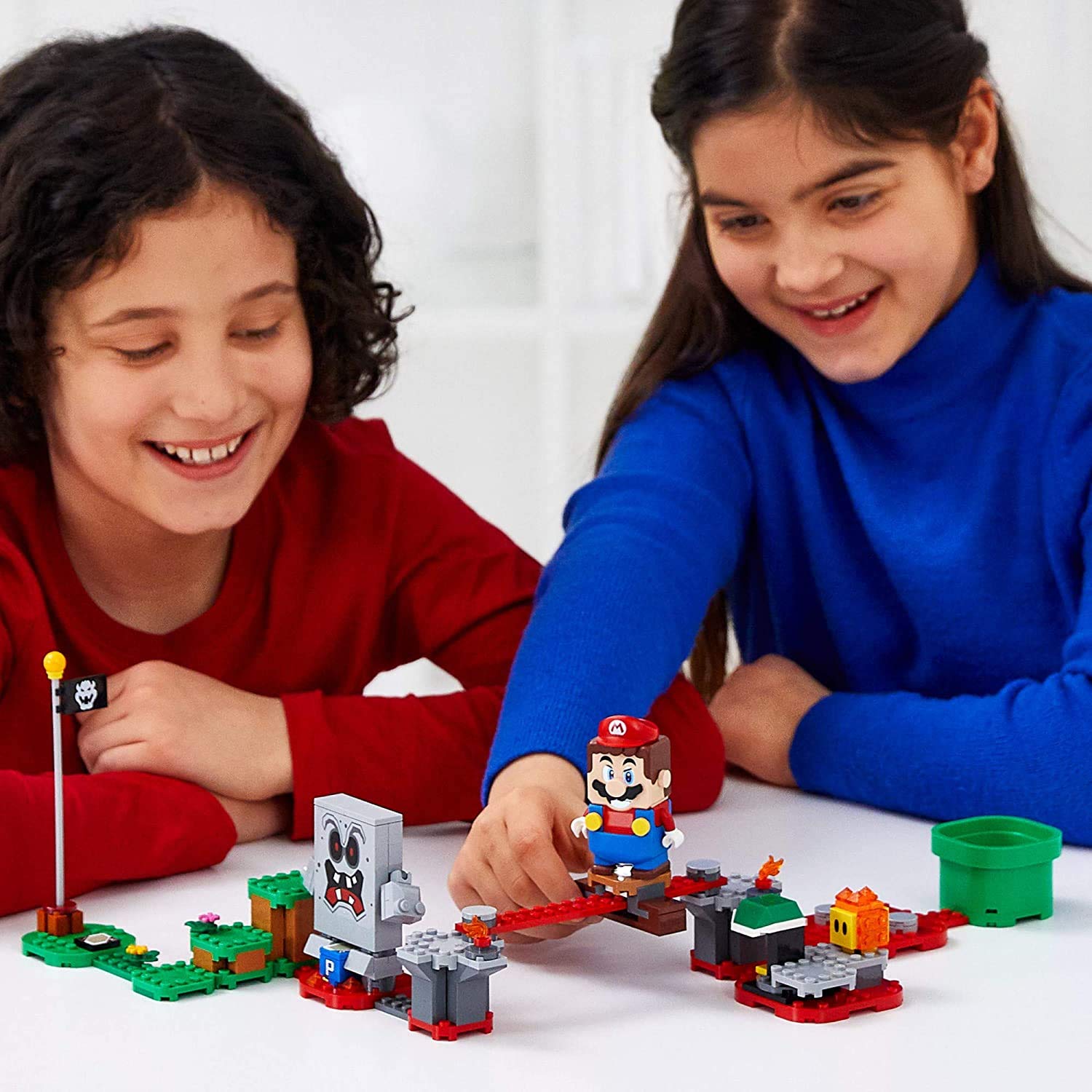 LEGO Super Mario Whomp’s Lava Trouble Expansion Set 71364 Building Kit; Toy for Kids to Enhance Their Super Mario Adventures with Mario Starter Course