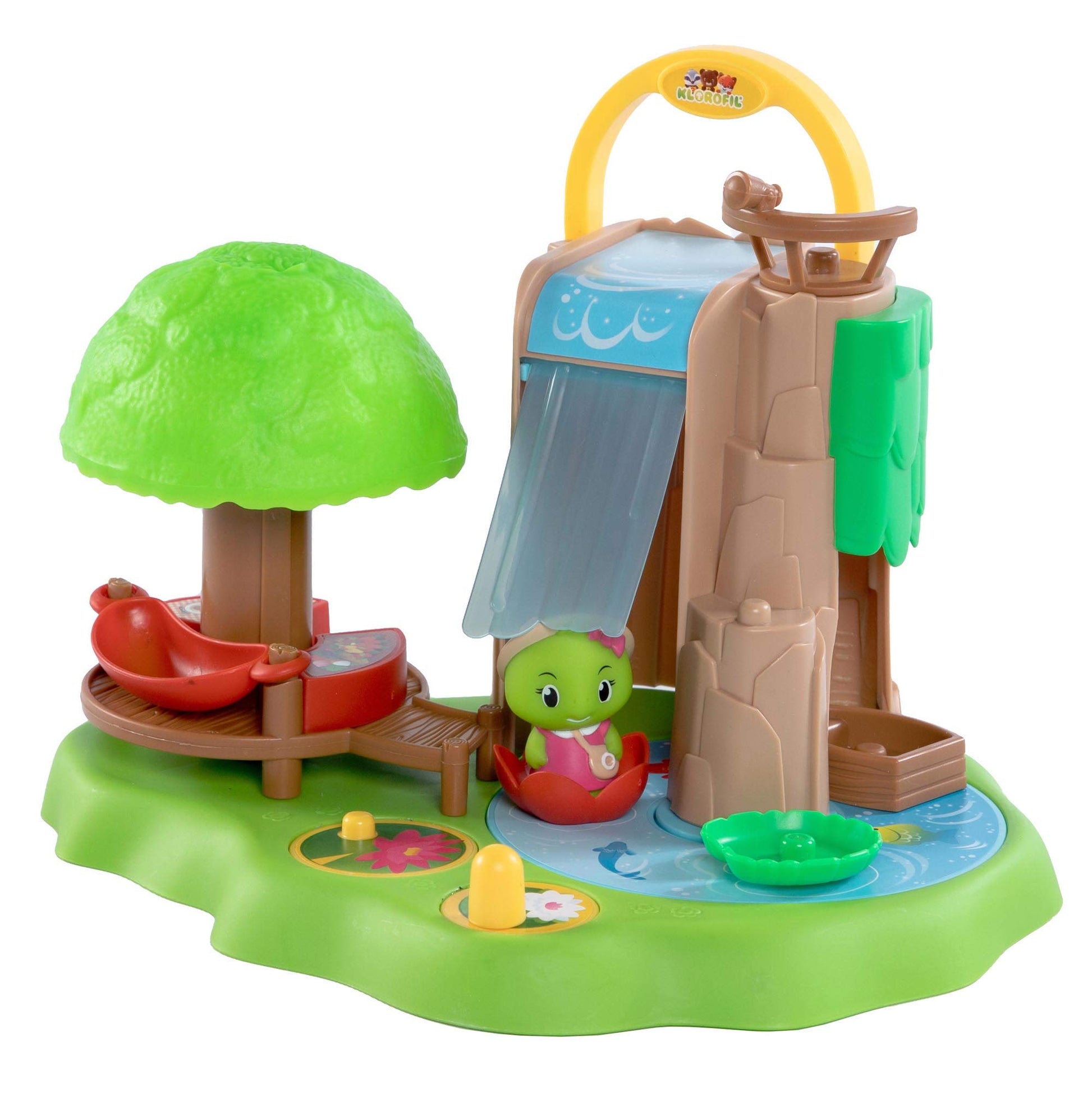 Fat Brain Toys Timber Tots Fantastic Waterfall - Classic Imaginative Play for Ages 2+