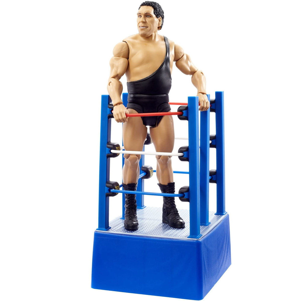 WWE Wrestlemania Moments Andre The Giant 6 inch Action Figure Ring Cart with Rolling WheelsCollectible Gift for WWE Fans Ages 6 Years Old and Up