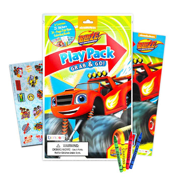 Blaze and The Monster Machines Coloring and Activity Book with Mini Cars Coloring Book with Stickers (Blaze Party Supplies)