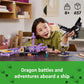 LEGO Minecraft The Ender Dragon and End Ship Building Set, Video Game Toy with 2 Minecraft Minifigures, Dragon Toy Action Playset for Kids, Birthday