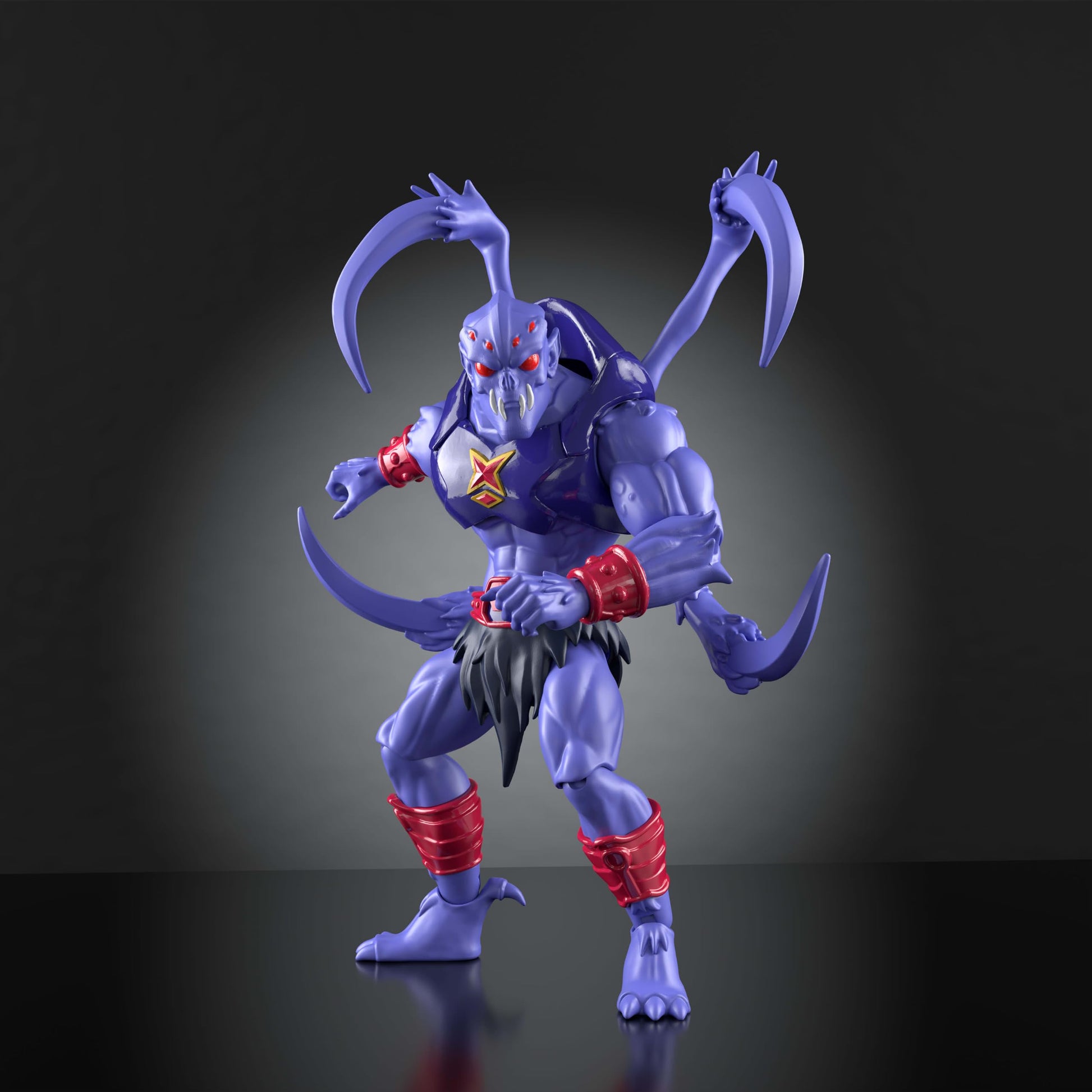 Masters of the Universe Origins Action Figure 200X Cartoon Collection Webstor, 5.5 Inch 1980s Motu TV Humanoid Spider, Detailed Design, 4 Extra Arms