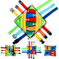 teytoy Sensory Buckle Pillow Toys for Toddlers,Travel Toys for Toddlers 1-3 Learning Fine Motor Skill & Problem Solving,Montessori Sensory Fidgets