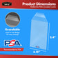 Cardboard Gold PSA Graded Card Sleeves - 50 Count with PSA Logo, Resealable Slabs Sleeve - Precise Fit Slab Protector for Grading Baseball Football